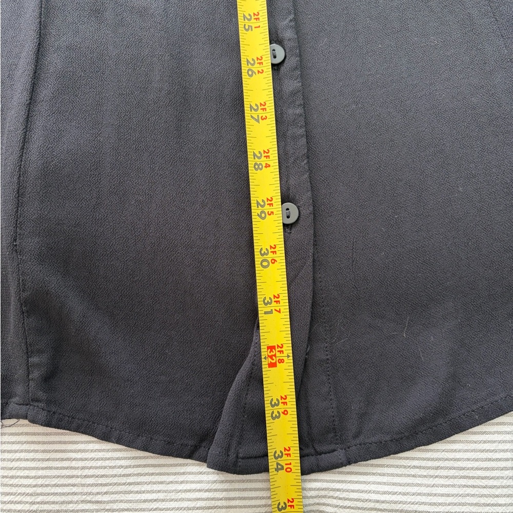 Elegant Monkl Black Button-Down Dress S - Picture 6 of 9